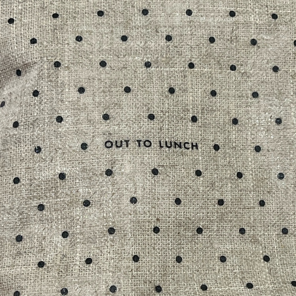 Kate Spade Polka Dot Lunch Bag with Gold Zipper - Picture 4 of 9